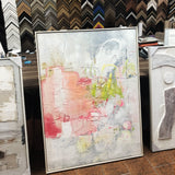 NNEDSZ Wall Art Original Abstract Oil Painting on Framed Canvas 900mmx1200mm Palm Spring