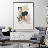 NNEDSZ Wall Art Original Abstract Painting on Framed Canvas 800mmx1200mm Set of 2 Untitled Study