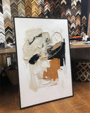 NNEDSZ Wall Art Original Abstract Painting on Framed Canvas 800mmx1200mm Untitled Study B