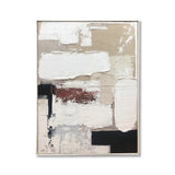 NNEDSZ Wall Art Original Abstract Painting on Framed Canvas 900mmx1200mm Acceptance of imperfection A