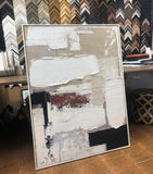 NNEDSZ Wall Art Original Abstract Painting on Framed Canvas 900mmx1200mm Acceptance of imperfection A