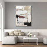 NNEDSZ Wall Art Original Abstract Painting on Framed Canvas 900mmx1200mm Set of 2 Acceptance of imperfection