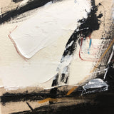 NNEDSZ Wall Art Original Abstract Oil Painting on Framed Canvas 1000mmx1000mm Set of 2 Contemplative Space