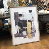 NNEDSZ Wall Art Original Abstract Oil Painting on Framed Canvas 700mmx1000mm Abstract Reflection A