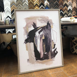 NNEDSZ Wall Art Original Abstract Oil Painting on Framed Canvas 700mmx1000mm Abstract Reflection B