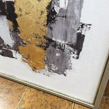 NNEDSZ Wall Art Original Abstract Oil Painting on Framed Canvas 700mmx1000mm Set of 2 Abstract Reflection