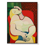 NNEDSZ Wall Art 70cmx100cm The dream by Pablo Gold Frame Canvas