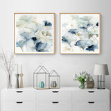 NNEDSZ Wall Art 50cmx50cm Gingko Leaves By Carol Robinson 2 Sets Gold Frame Canvas