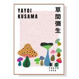 NNEDSZ Wall Art 50cmx70cm I By Yayoi Kusama Wood Frame Canvas