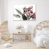 NNEDSZ Wall Art 70cmx100cm Eucalyptus in Bloom White Frame Canvas
