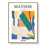 NNEDSZ Wall Art 50cmx70cm Abstract colour by Henri Matisse Gold Frame Canvas