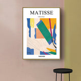 NNEDSZ Wall Art 70cmx100cm Abstract colour by Henri Matisse Gold Frame Canvas