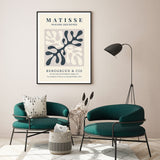 NNEDSZ Wall Art 70cmx100cm Henri Matisse Black Frame Canvas