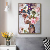 NNEDSZ Wall Art 50cmx70cm Foolish in Love II Gold Frame Canvas