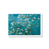 NNEDSZ Wall Art 70cmx100cm Van Gogh Almond Blossom White Frame Canvas