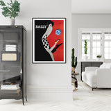NNEDSZ Wall Art 70cmx100cm Fashion Bally Black Frame Canvas