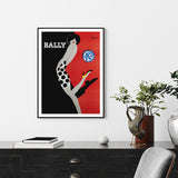 NNEDSZ Wall Art 70cmx100cm Fashion Bally Black Frame Canvas