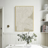 NNEDSZ Wall Art 40cmx60cm Abstract Line 2 Sets Gold Frame Canvas