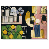NNEDSZ Wall Art 50cmx70cm Moroccans By Henri Matisse Black Frame Canvas