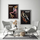 NNEDSZ Wall Art 40cmx60cm Bally Man & Woman 2 Sets Black Frame Canvas