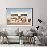 NNEDSZ Wall Art 50cmx70cm Horses Fashion Black Frame Canvas