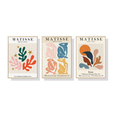 NNEDSZ Wall Art 60cmx90cm Matisse 3 Sets Wood Frame Canvas