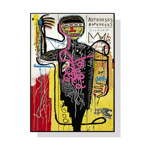 NNEDSZ Wall Art 60cmx90cm Versus Medici Black Frame Canvas