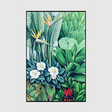 NNEDSZ Wall Art 50cmx70cm Tropical plants Black Frame Canvas