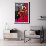 NNEDSZ Wall Art 90cmx135cm Fashion Woman Black Frame Canvas