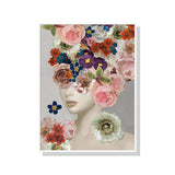 NNEDSZ Wall Art 80cmx120cm Foolish in Love I White Frame Canvas