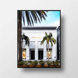 NNEDSZ Wall Art 70cmx100cm Fashion Store Black Frame Canvas