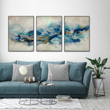 NNEDSZ Wall Art 50cmx70cm The Universal 3 Sets Black Frame Canvas