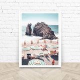 NNEDSZ Wall Art 60cmx90cm Landscape art prints White Frame Canvas