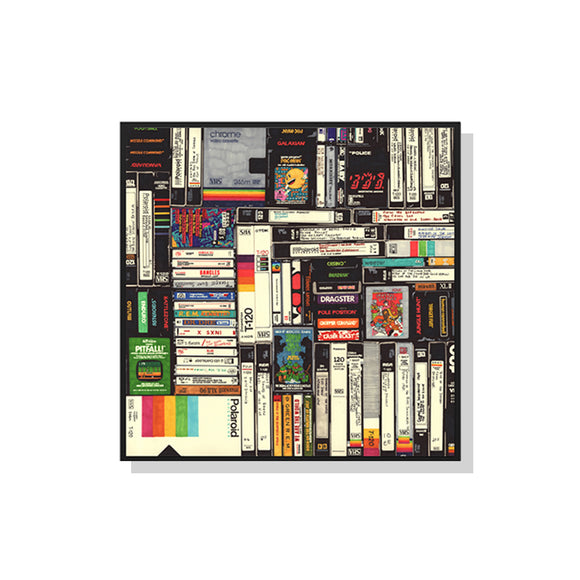 NNEDSZ Wall Art 50cmx50cm Book Black Frame Canvas