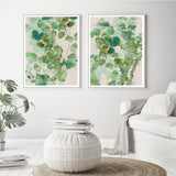 NNEDSZ Wall Art 90cmx135cm Zanzibar Gem 2 Sets White Frame Canvas