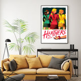 NNEDSZ Wall Art 90cmx135cm Heathers The Musical Black Frame Canvas
