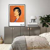 NNEDSZ Wall Art 100cmx150cm Villemot 1971 Black Frame Canvas