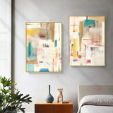 NNEDSZ Wall Art 70cmx100cm Sonder By Jean Kenna 2 Sets Gold Frame Canvas