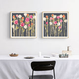 NNEDSZ Wall Art 50cmx50cm Laurels Lollies 2 Sets Wood Frame Canvas