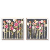 NNEDSZ Wall Art 70cmx70cm Laurels Lollies 2 Sets Wood Frame Canvas
