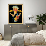 NNEDSZ Wall Art 80cmx120cm Birra Itala Pilsen Black Frame Canvas