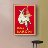 NNEDSZ Wall Art 60cmx90cm Pates Baroni Pasta Gold Frame Canvas