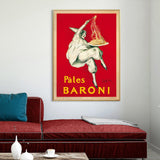 NNEDSZ Wall Art 70cmx100cm Pates Baroni Pasta Gold Frame Canvas