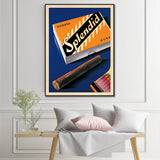 NNEDSZ Wall Art 50cmx70cm Splendid Black Frame Canvas