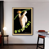 NNEDSZ Wall Art 50cmx70cm Buitoni Black Frame Canvas