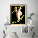 NNEDSZ Wall Art 60cmx90cm Buitoni Black Frame Canvas