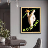 NNEDSZ Wall Art 80cmx120cm Buitoni Black Frame Canvas