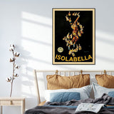 NNEDSZ Wall Art 50cmx70cm IsolaBlack Frame Canvas