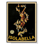 NNEDSZ Wall Art 70cmx100cm IsolaBlack Frame Canvas
