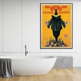 NNEDSZ Wall Art 50cmx70cm Pezziol Padova Black Frame Canvas